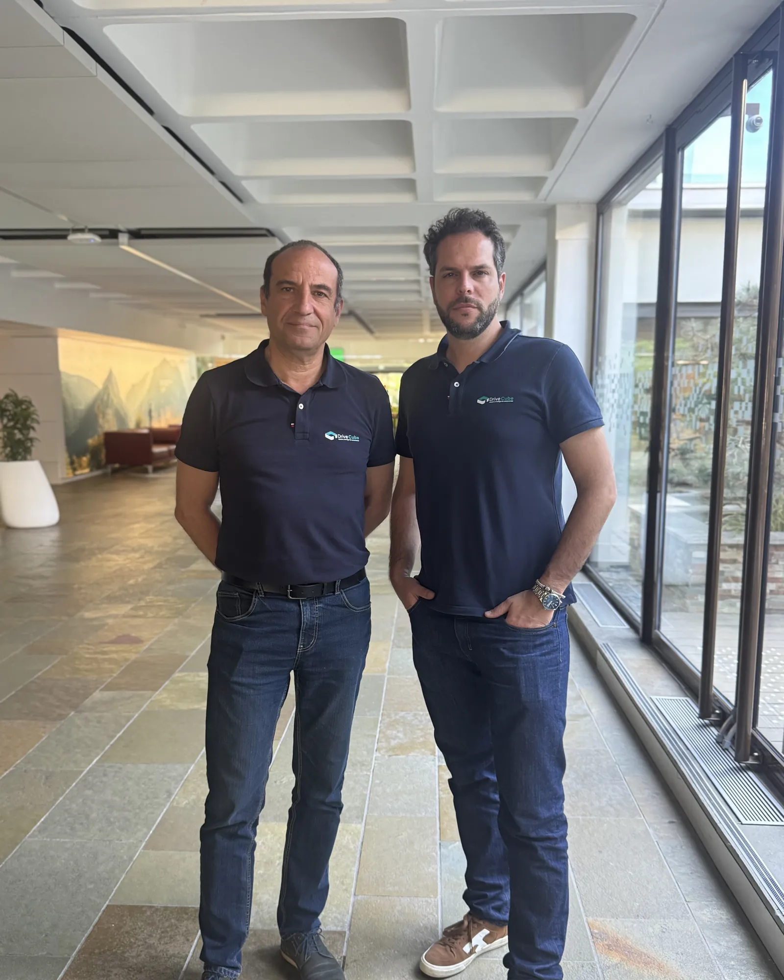 Régis Laurent et Antoine de Saléon-Terras, cofondateurs de Drive Cube